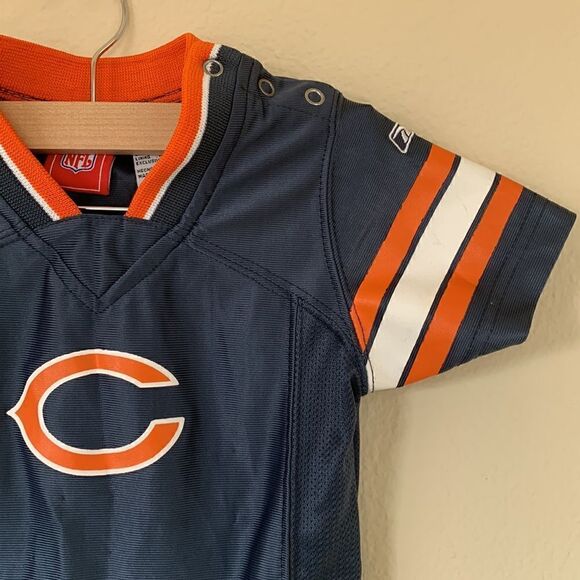 Chicago Bears NFL Blue‎ Satin Jersey 24 Months baby Creeper One-Piece Reebok - Picture 2 of 5